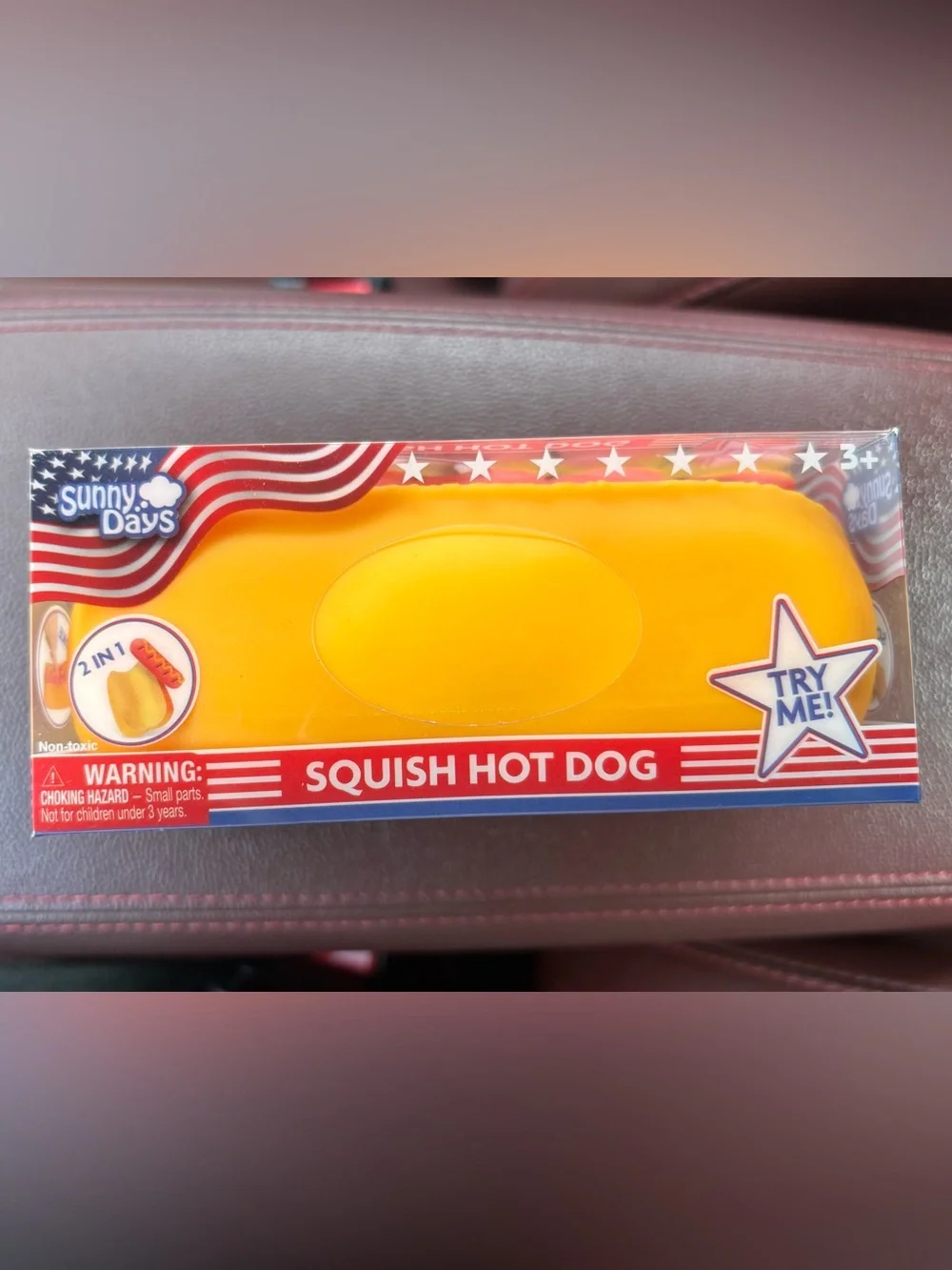 Sunny Days Squishy Hot Dog - Picture 2 of 3